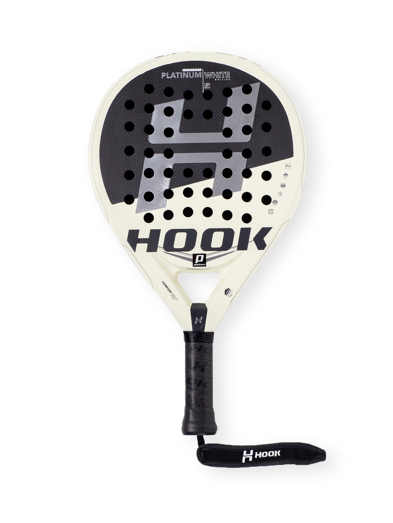 Hook Padel Platinum white